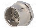 Socket; Connector: circular; HR10; male; PIN: 20; push-pull; 2A