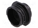 Plug; male; PIN: 28; w/o contacts; CPC Series 2; for cable
