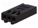 Plug; wire-board; female; AMPMODU MOD IV; 2.54mm; PIN: 3; for cable