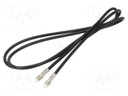 Cable; FME socket,both sides; black; straight; 1.5m