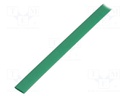 Heat shrink sleeve; glueless; 2: 1; 12.7mm; L: 1m; green