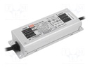 Power supply: switched-mode; LED; 76.8W; 48VDC; 1.6A; 100÷305VAC