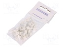 Holder; white; Application: YDYp 2x1,for flat cable; 25pcs.