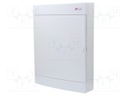 Enclosure: for modular components; IP40; white; No.of mod: 54
