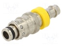 Angular; Splice terminal: plug; 8mm