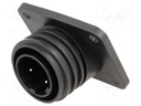 Connector: circular; socket; male; PIN: 3; Buccaneer 900; IP68; 32A