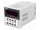Counter: electronical; LED,mechanical indicator; pulses; 9999