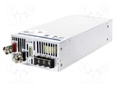Power supply: switching; for building in; 1.5kW; 12VDC; 125A; 89%