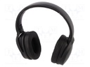 Bluetooth headphones with microphone; black; 20Hz÷22kHz; 64Ω