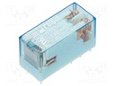 Relay: electromagnetic; DPDT; Ucoil: 24VDC; Icontacts max: 8A; RM84