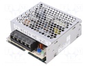 Power supply: industrial; single-channel,universal; 50W; 24VDC