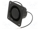 Loudspeaker; 6W; 8Ω; 121x121x65.2mm; 350Hz÷20kHz; IP65,IP67