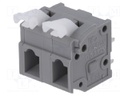 PCB terminal block; straight; 7.62mm; ways: 2; on PCBs; 0.2÷2.5mm2