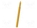 Needle-like test probe; Operational spring compression: 2.7mm