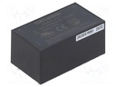 Converter: AC/DC; 25W; 90÷264VAC; Uout: 15VDC; Iout: 1.67A; 85%