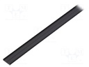 Profiles for LED modules; surface; black; L: 2m; aluminium
