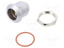 Connector: circular; Series: 1E; socket; female; soldering; PIN: 4