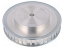 Belt pulley; T10; W: 16mm; whell width: 31mm; Ø: 125.45mm; aluminium