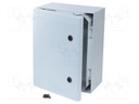 Enclosure: wall mounting; X: 300mm; Y: 400mm; Z: 210mm; ARCA; grey