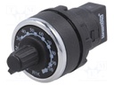 Potentiometer; 22mm; -25÷70°C; IP65; Potentiometer: single turn