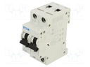 Circuit breaker; 230/400VAC; Inom: 40A; Poles: 2; DIN; Charact: C