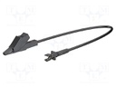 Connection cable; black; Conform to: CAT III 1000V,CAT III 300V
