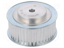 Belt pulley; T5; W: 25mm; whell width: 36mm; Ø: 66mm; aluminium; ZRS