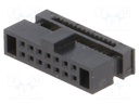 Plug; IDC; female; PIN: 14; IDC; for ribbon cable; 0.635mm