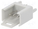 Socket; IDC; male; PIN: 3; straight; THT; tinned; 2.54mm; Layout: 1x3