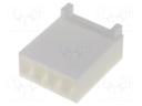 Plug; wire-board; female; KK 254; 2.54mm; PIN: 4; w/o contacts