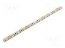 LED tape; white warm; 3528; LED/m: 120; 8.5mm; white PCB; IP65; 120°
