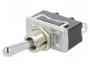 Switch: toggle; Pos: 2; SPDT; ON-ON; 10A/250VAC; 8A/30VDC; -25÷70°C