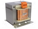 Transformer: mains; 1000VA; 400VAC; 230V; Leads: terminal block