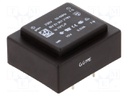 Transformer: encapsulated; 0.5VA; 230VAC; 10V; 50mA; Mounting: PCB