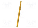 Test needle; Operational spring compression: 4mm; 5A; Ø: 1.3mm