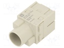 Han 200A crimp module, male