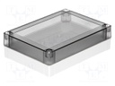 Enclosure: multipurpose; X: 130mm; Y: 180mm; Z: 50mm; MNX; grey; IK08