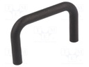 Handle; Mat: polyamide; black; H: 32mm; L: 53.5mm; W: 6.3mm