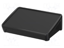Enclosure: desktop; BoPad; X: 285mm; Y: 198mm; Z: 92.9mm; ABS; black