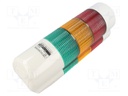 Signaller: signalling column; Colour: red/amber/green; LED; IP54