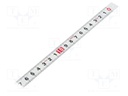 Ruler; L: 3m; Width: 13mm; flexible,self-adhesive