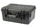 Suitcase: tool case; 420x300x190mm; ABS; IP67