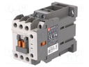 Contactor: 3-pole; NO x3; Auxiliary contacts: NO + NC; 24VDC; 22A