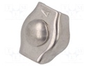Rope clamp simplex; acid resistant steel A4; for rope