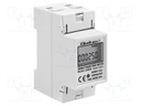 Counter; digital,mounting; for DIN rail mounting; single-phase