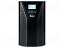 Power supply: UPS; 2.7W; 3VA; Uin: 172÷264V; 191x464x335mm; 9mAh