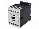 Contactor: 3-pole; NO x3; Auxiliary contacts: NO; 24VDC; 7A; DILM7
