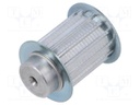 Belt pulley; AT5; W: 25mm; whell width: 36mm; Ø: 22.65mm; aluminium