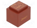 Transformer: encapsulated; 2.3VA; 117VAC; 6V; 383mA; Mounting: PCB
