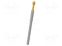 Test needle; Operational spring compression: 4mm; 20A; Ø: 2mm